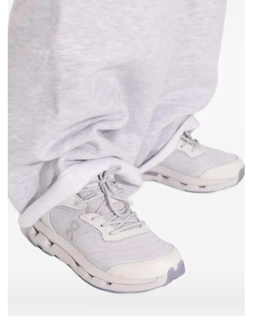 On Shoes White Logo-Print Sneakers