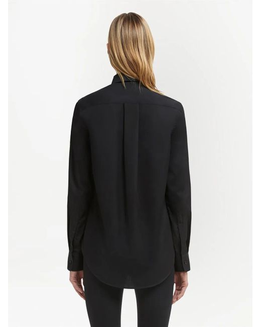 Wardrobe NYC Black Classic Cotton Shirt