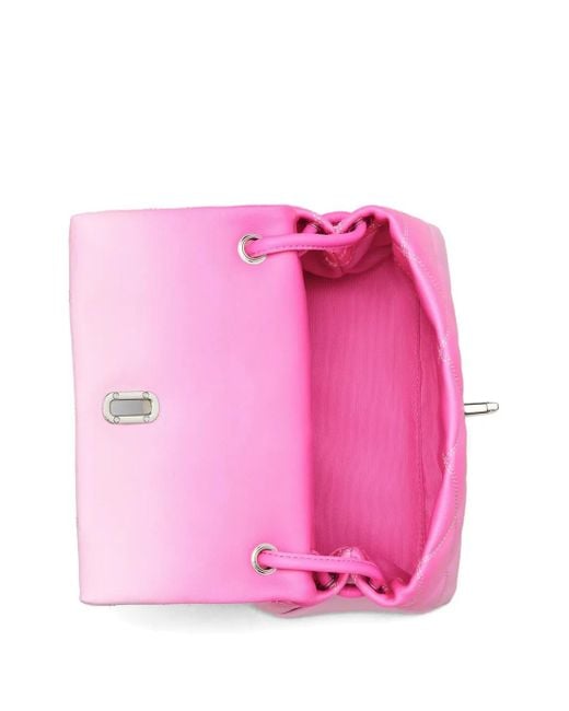 Marc Jacobs Pink The Quilted Ombré Leather Mini Dual Shoulder Bag