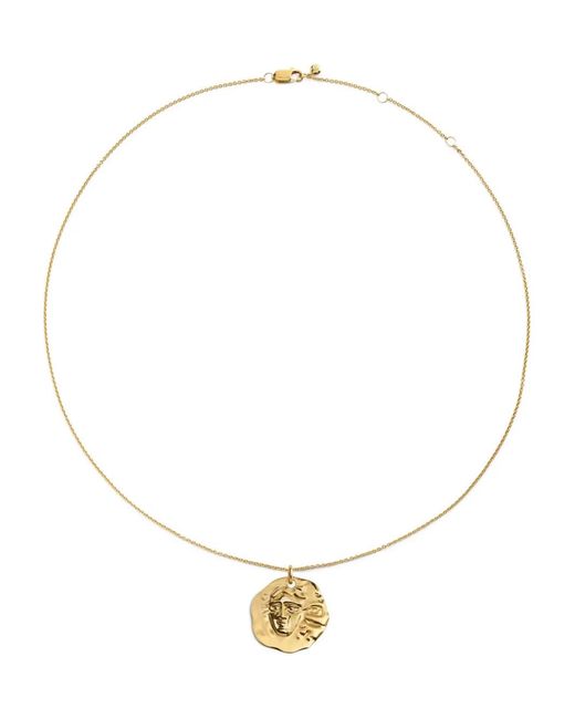 Monica Vinader White Gp Zodiac Gemini Necklace