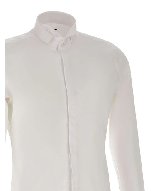 Carlo Pignatelli White Cotton Shirt for men