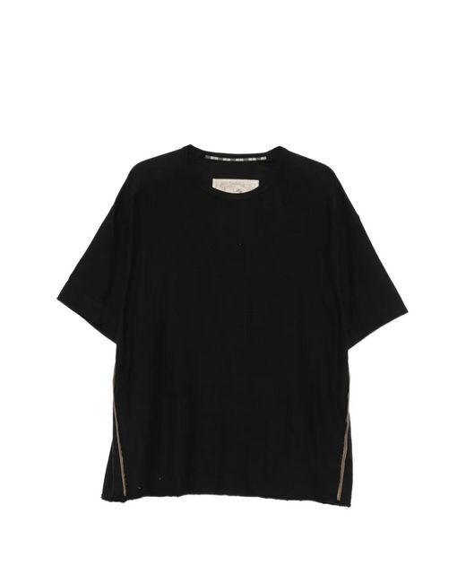 Ziggy Chen Black Crew-Neck T-Shirt for men