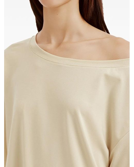 B+ AB White Off-Shoulder Tiered Pyjama Set