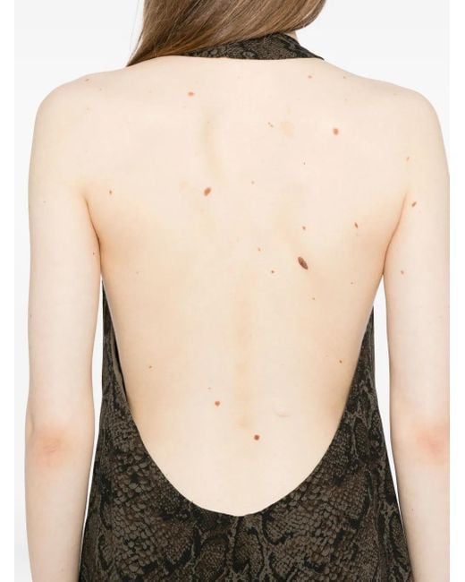 Reformation Black Avielle Dress