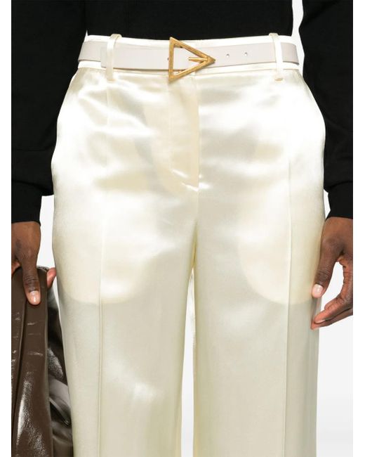 The Row White Encore Trousers