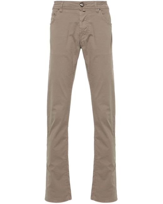 Jacob Cohen Gray Nick Slim-cut Trousers for men