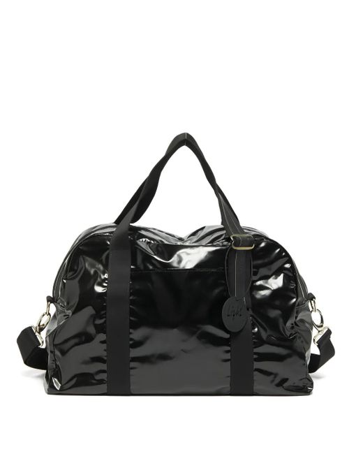 Jack Gomme Black Glossy-Finish Tote Bag