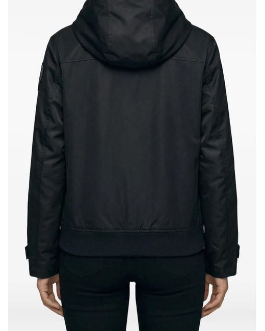 Blauer Black Marcella Hooded Button Jacket