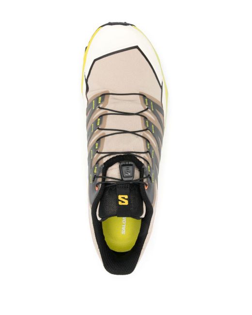 Salomon Schwarze sneakers -panel-design in Yellow für Herren