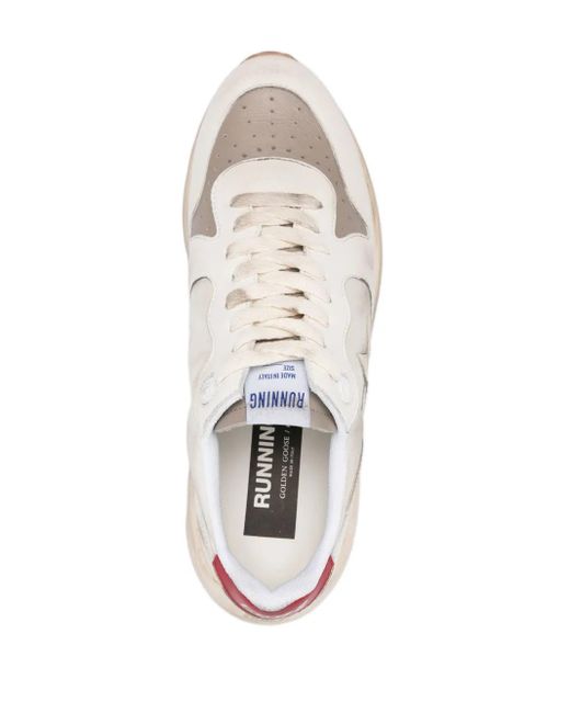 Golden Goose Deluxe Brand White Flat Shoes for men