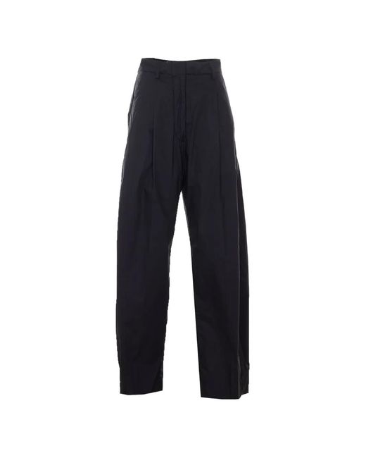 Thelatest Blue Wide-Leg Trousers