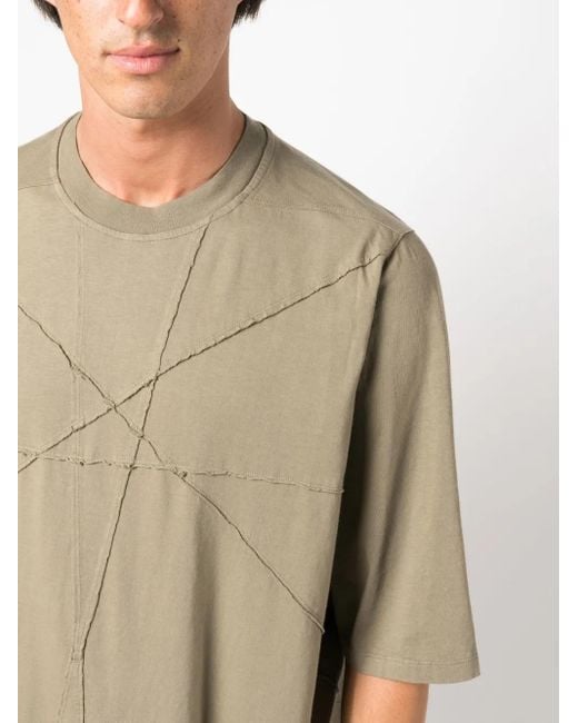 Rick Owens Natural Jumbo Short-Sleeved T-Shirt for men