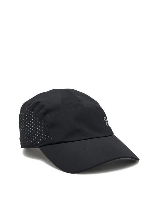 On Shoes Black Lightweight Cap