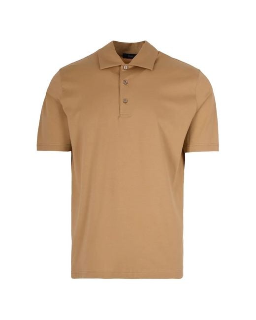 Herno Natural Classic French Collar Polo for men