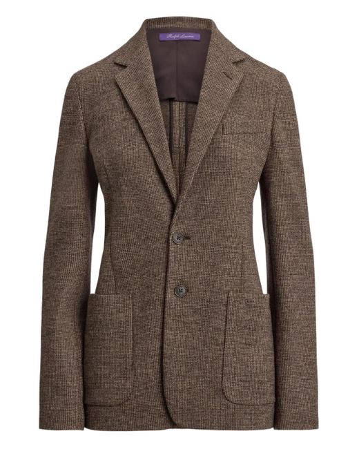 Ralph Lauren Brown Hailey Pocket Blazer