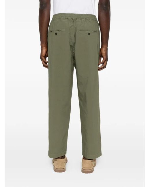 Barena Green Cropped Trousers for men