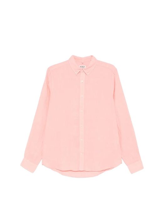 Ecoalf Pink Malibu Button-Down Shirt for men
