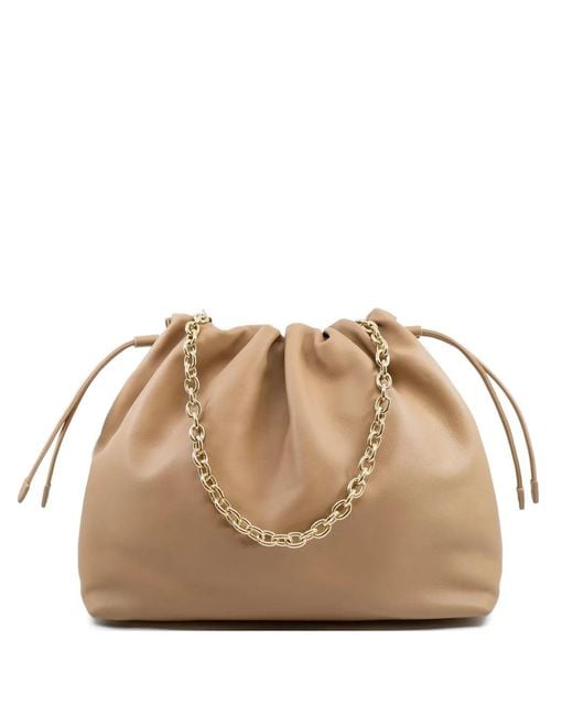 Borsa Tote Alexandra Con Coulisse di STUDIO AMELIA in Natural