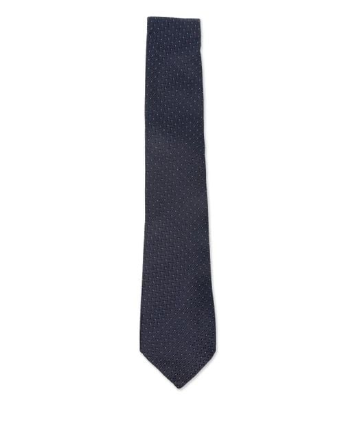 Canali Blue Dotted Tie for men