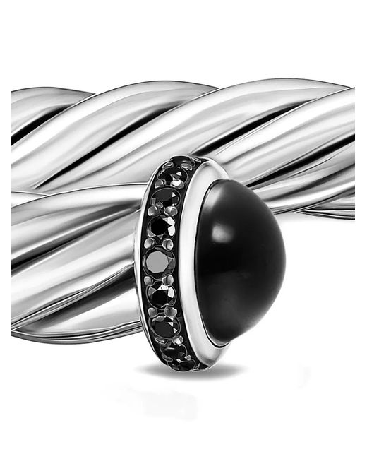 David Yurman White Cable Cuff Bracelet for men