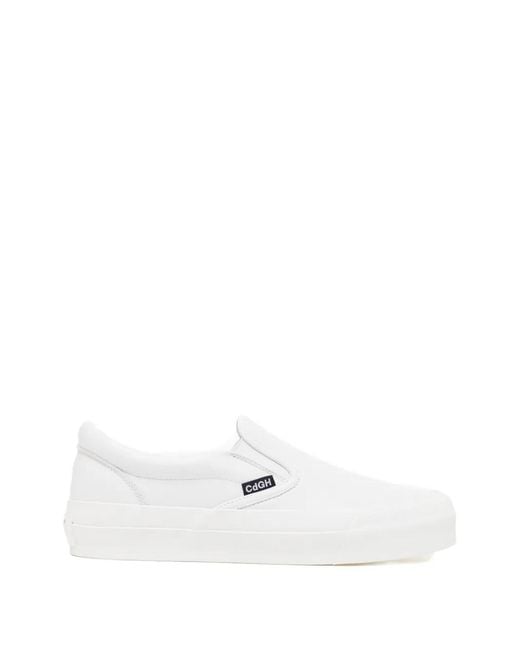 Comme des Garçons White Slip-On Trainers for men