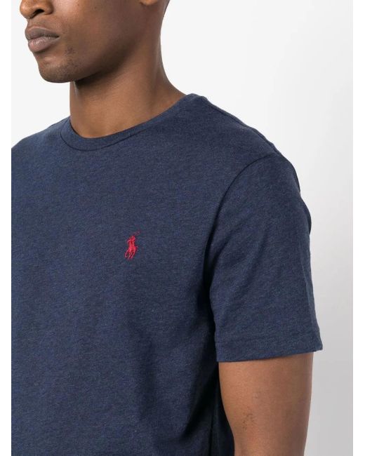 Polo Ralph Lauren Blue Polo-Motif Short-Sleeve T-Shirt for men