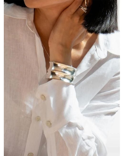 Dower & Hall Metallic Nomad Double Concave Cuff