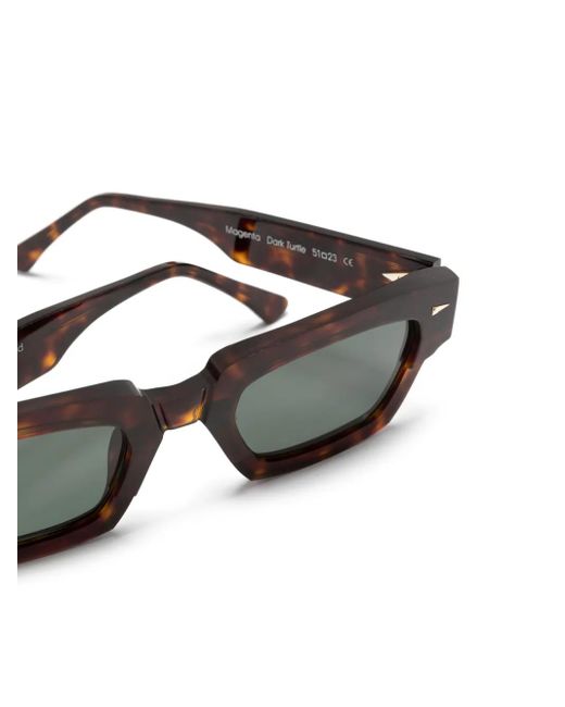 Ahlem Gray Rectangle-Frame Sunglasses