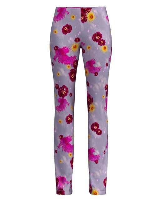 MACCAPANI Purple Schmale Panta Jazz Hose
