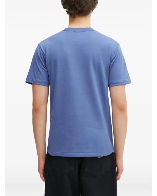 A Bathing Ape Blue Printed T-Shirt for men