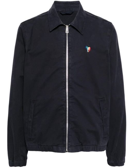 PS by Paul Smith Black Zip-up Shirt Jacket for men