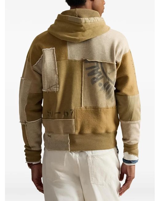 Polo Ralph Lauren Multicolor Patchwork-Design Hoodie for men