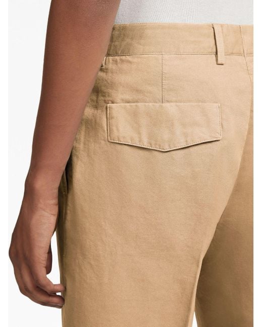 Zegna Natural Summer Cotton-linen Chino Shorts for men