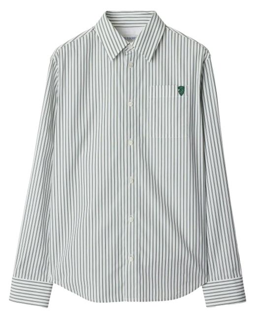 Camicia A Righe di Burberry in Gray