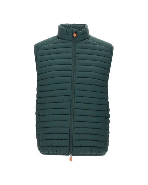 Save The Duck Green Argus Gilet for men