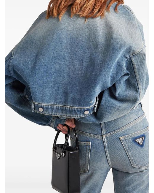 Jean À Taille Basse Prada en coloris Blue