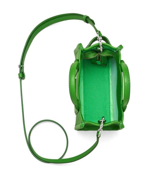 Marc Jacobs Green The Mini Leather Tote