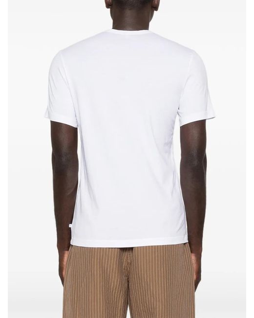 James Perse White Crew-Neck Short-Sleeves T-Shirt for men