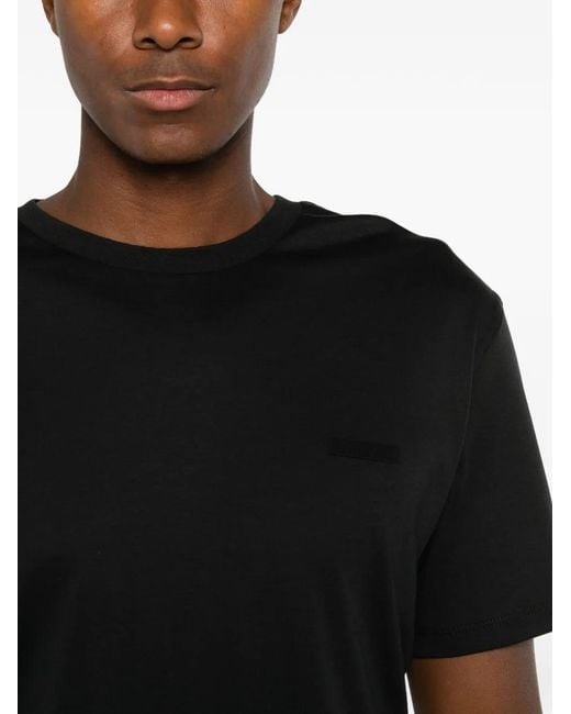 Calvin Klein Black T-Shirt En Coton for men