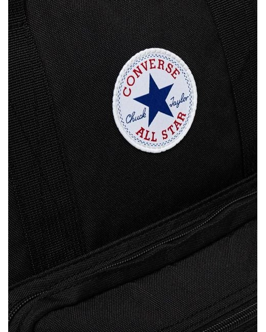Converse Black Rucksack Mit Logo-Patch