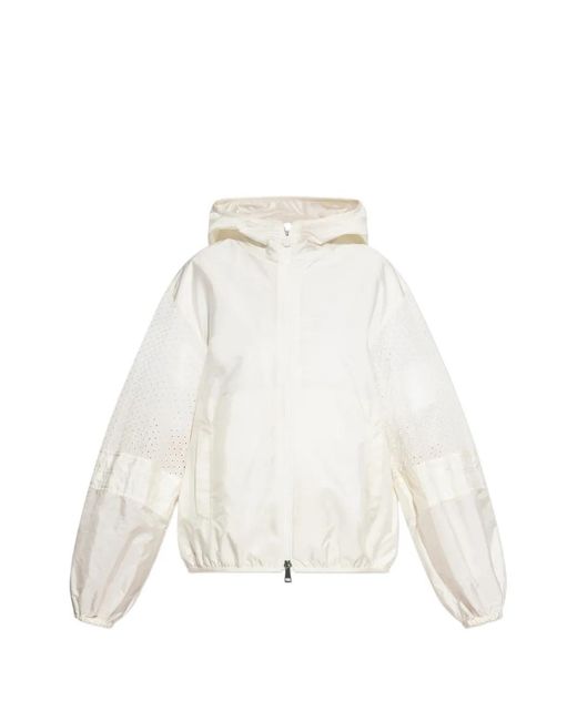 Moncler White Zelkova Jacket