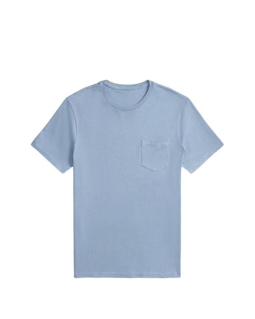 Ralph Lauren Blue Garment-Dyed Jersey T-Shirt for men