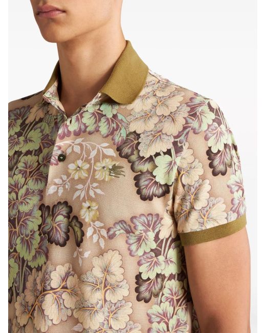 Etro Natural Roma Polo for men