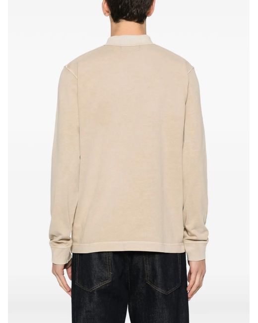 Marc O' Polo Natural Long-Sleeves Polo Shirt for men