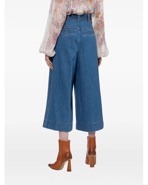 Zimmermann Blue Culottes Jeans