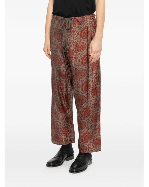 Uma Wang White Perch Trousers for men