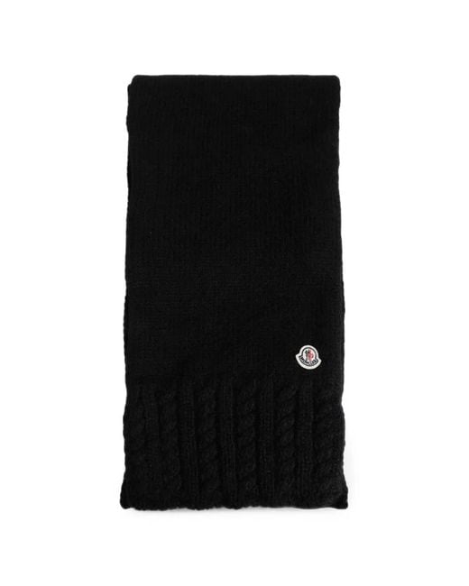 Sciarpa Con Logo di Moncler in Black