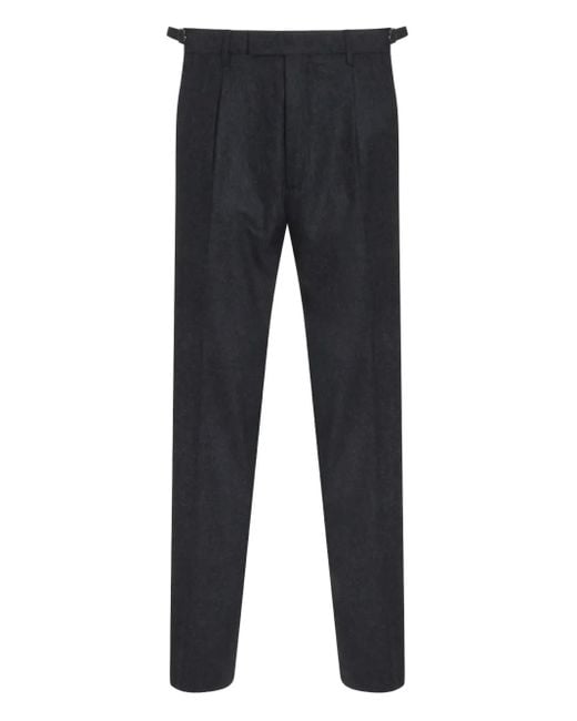 GTA IL PANTALONE Men's Blue Buckle-Detail Pants