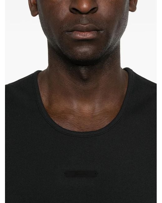 Fear Of God Black Tank Top Ribbed for men