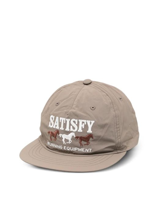 Satisfy Gray Flitesilk Embroidered Cap